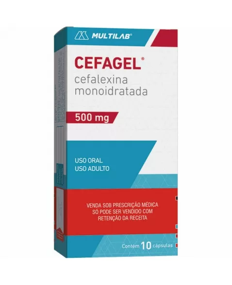 CEFAGEL 500MG C/10 CAPS -MUM