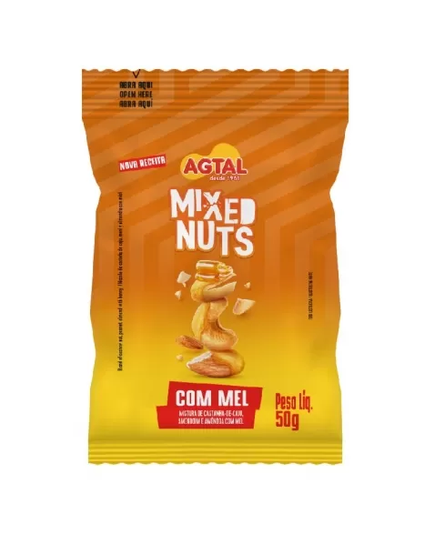 MIXED NUTS COM MEL 20X50G