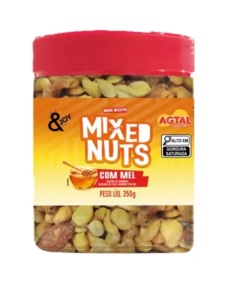 MIXED NUTS COM MEL 6X350G