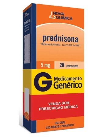 PREDNISONA 5MG C/20 COMP