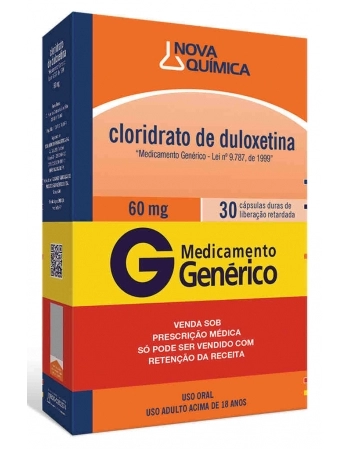 CLOR DULOXETINA (C1) 60MG C/30 COMP