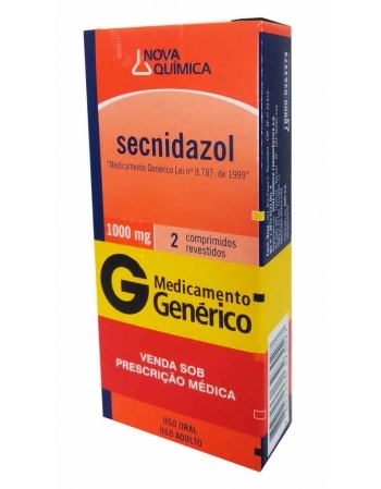 SECNIDAZOL 1G C/2 COMP