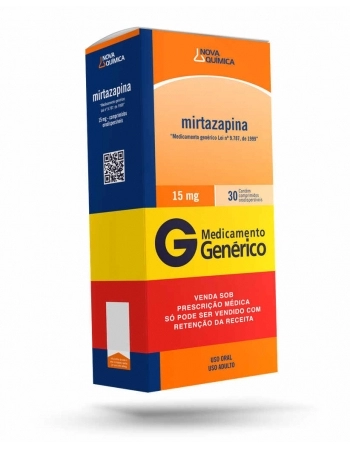 MIRTAZAPINA (C1) 15MG C/30 COMP