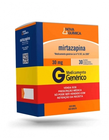 MIRTAZAPINA (C1) 30MG C/30 COMP