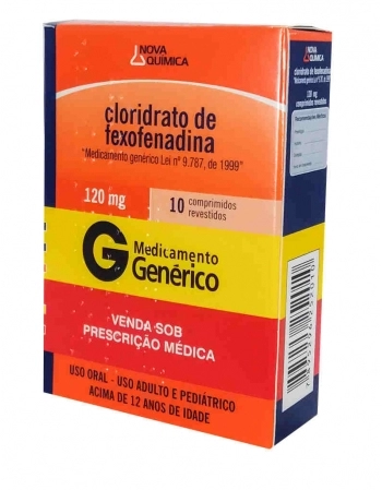 CLOR FEXOFENADINA 120MG C/10 COMP