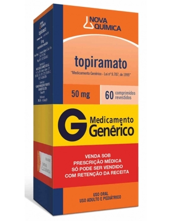 TOPIRAMATO (C1) 50MG C/60 COMP