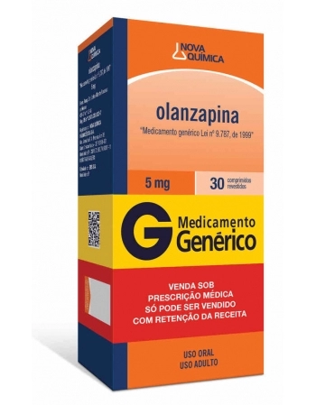 OLANZAPINA (C1) 5MG C/30 COMP REV