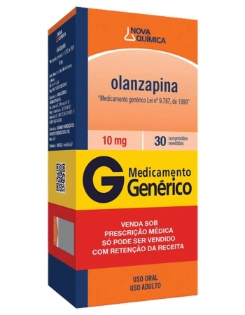 OLANZAPINA (C1) 10MG C/30 COMP REV