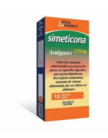 SIMETICONA 125MG C/10 CAP