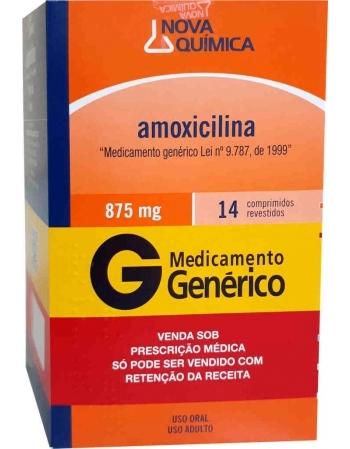 AMOXICILINA 875MG C/14 COMP