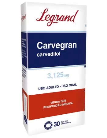 CARVEGRAN 3,125MG C/30 COMP-LGM