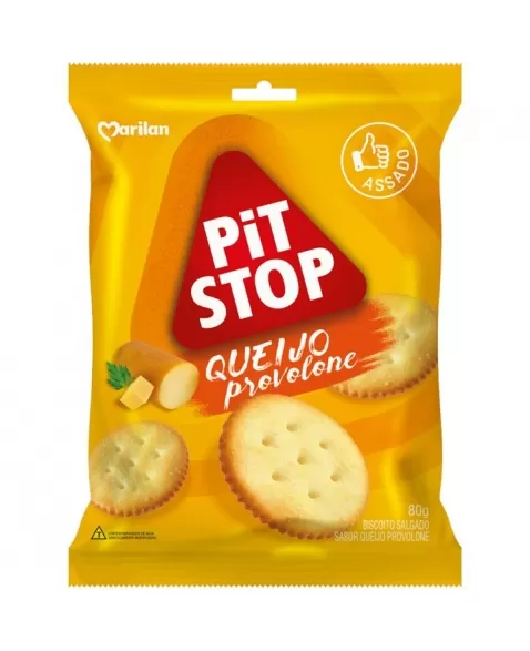 SNACK PIT STOP QUEIJO PROVOLONE 16X60G