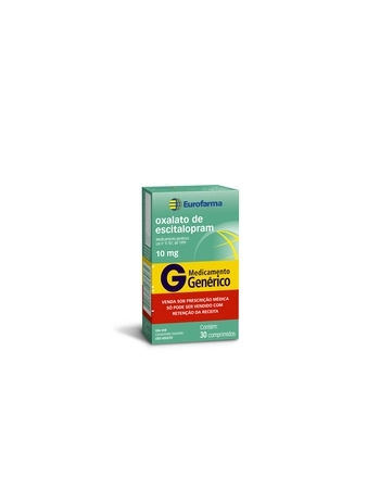 OXALATO ESCITALOPRAM (C1) 10MG C/30