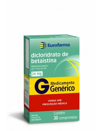 DICLOR BETAISTINA 24MG C/30 COMP
