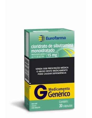 CLOR SIBUTRAMINA (B2) 15MG C/30 COMP