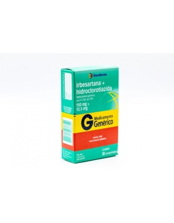 IRBESARTANA+HIDROC 150MG C/30 COMP