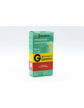 IRBESARTANA+HIDROC 300MG C/30 COMP