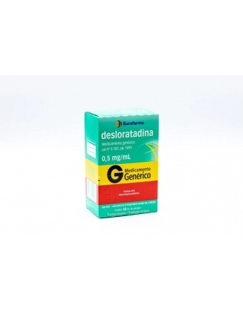 DESLORATADINA 0,5MG/ML XPE C/ 60ML