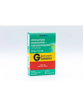 OLMESARTANA MED+HID 20+12,5MG C/30