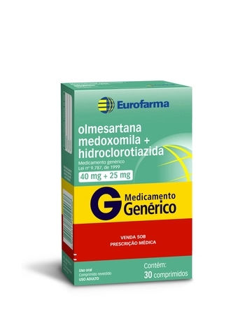 OLMESARTANA MED+HID 40+25MG C/30