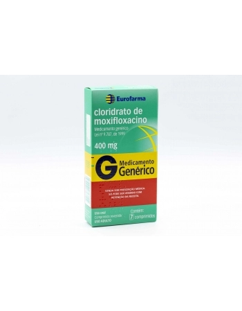 CLOR MOXIFLOXACINO 400MG C/7 COMP
