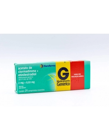 CLORMA+ETINILES 2MG+0,03MG C/21 COMP