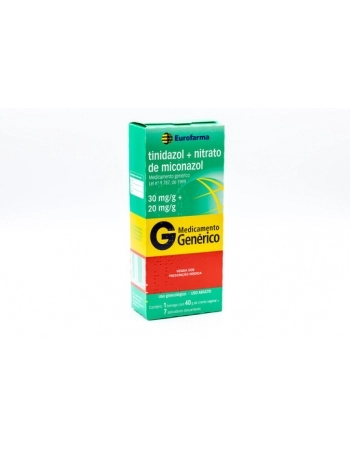 TINIDAZOL+NIT MICONA CR VAG 40G+7APLIC
