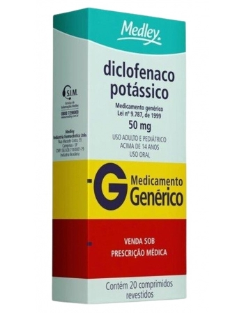 DICLOF POTASSICO 50MG C/20 COMP