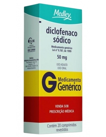 DICLOF SODICO 50MG C/20 COMP