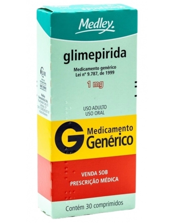GLIMEPIRIDA 1MG C/30 COMP