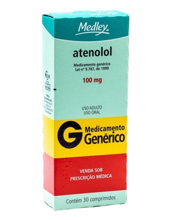 ATENOLOL 100MG C/30 COMP