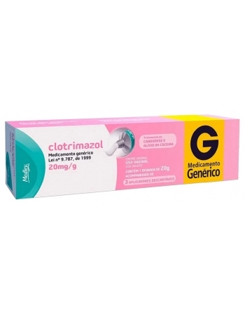 CLOTRIMAZOL 20MG CREM VAG 20G