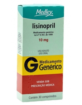 LISINOPRIL 10MG C/30 COMP