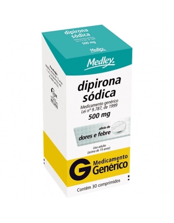DIPIRONA MONO 500MG C/30 COMP