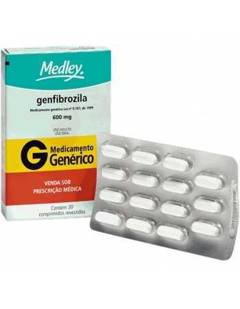 GENFIBROZILA 600MG C/30 COMP