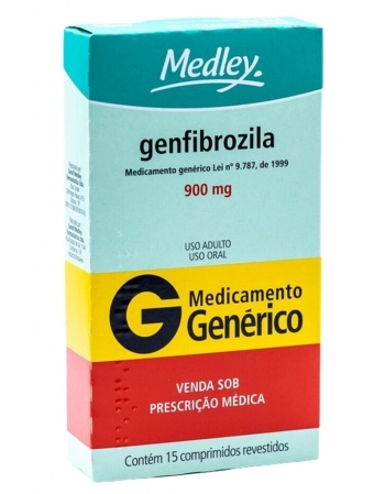 GENFIBROZILA 900MG C/15 COMP