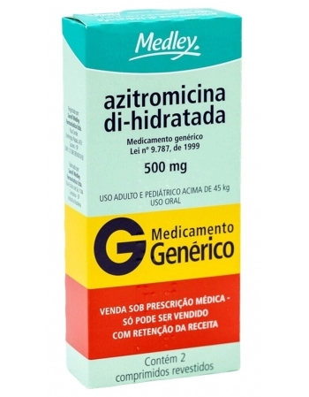 AZITROMICINA 500MG C/2 COMP