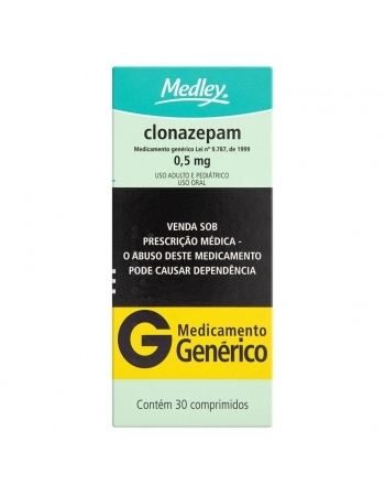 CLONAZEPAM (B1) 0,5MG C/30 COMP