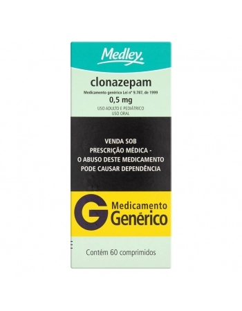 CLONAZEPAM (B1) 0,5MG C/60 COMP
