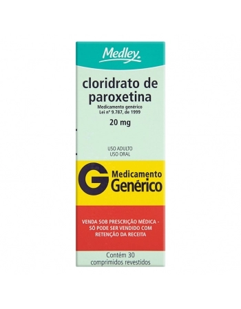 CLOR PAROXETINA (C1) 20MG C/30 COMP
