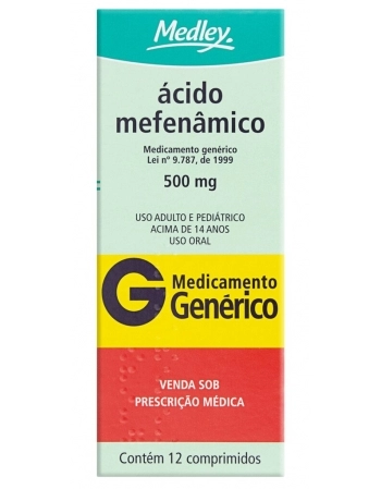 ACIDO MEFENAMICO 500MG C/12 COMP