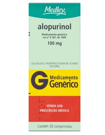ALOPURINOL 100MG C/30 COMP