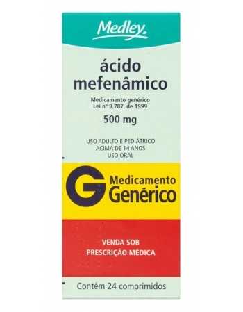 ACIDO MEFENAMICO 500MG C/24 COMP