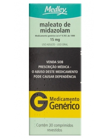 MAL MIDAZOLAM (B1) 15MG C/30 COMP