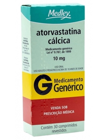 ATORVASTATINA 10MG C/30 COMP
