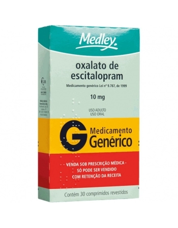 OXALATO ESCITALOPRAM (C1) 10MG C/30