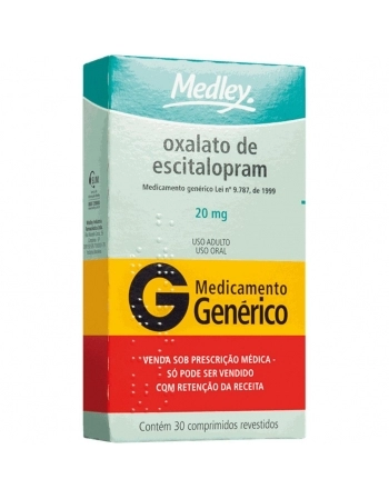 OXALATO ESCITALOPRAM (C1) 20MG C/30