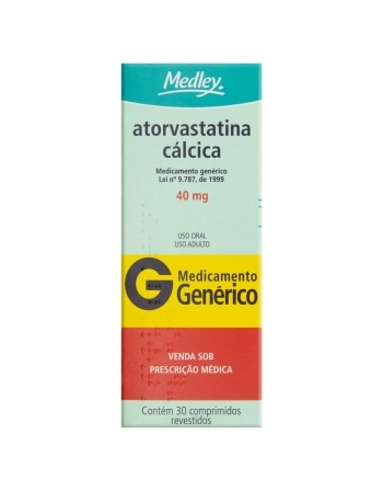 ATORVASTATINA 40MG C/30 COMP