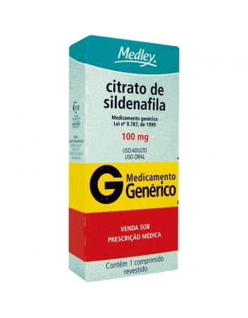 CITRATO SILDENAFILA 100MG C/1 COMP