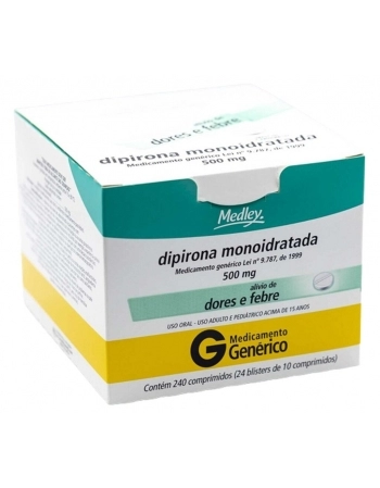 DIPIRONA MONO 500MG C/240 COMP